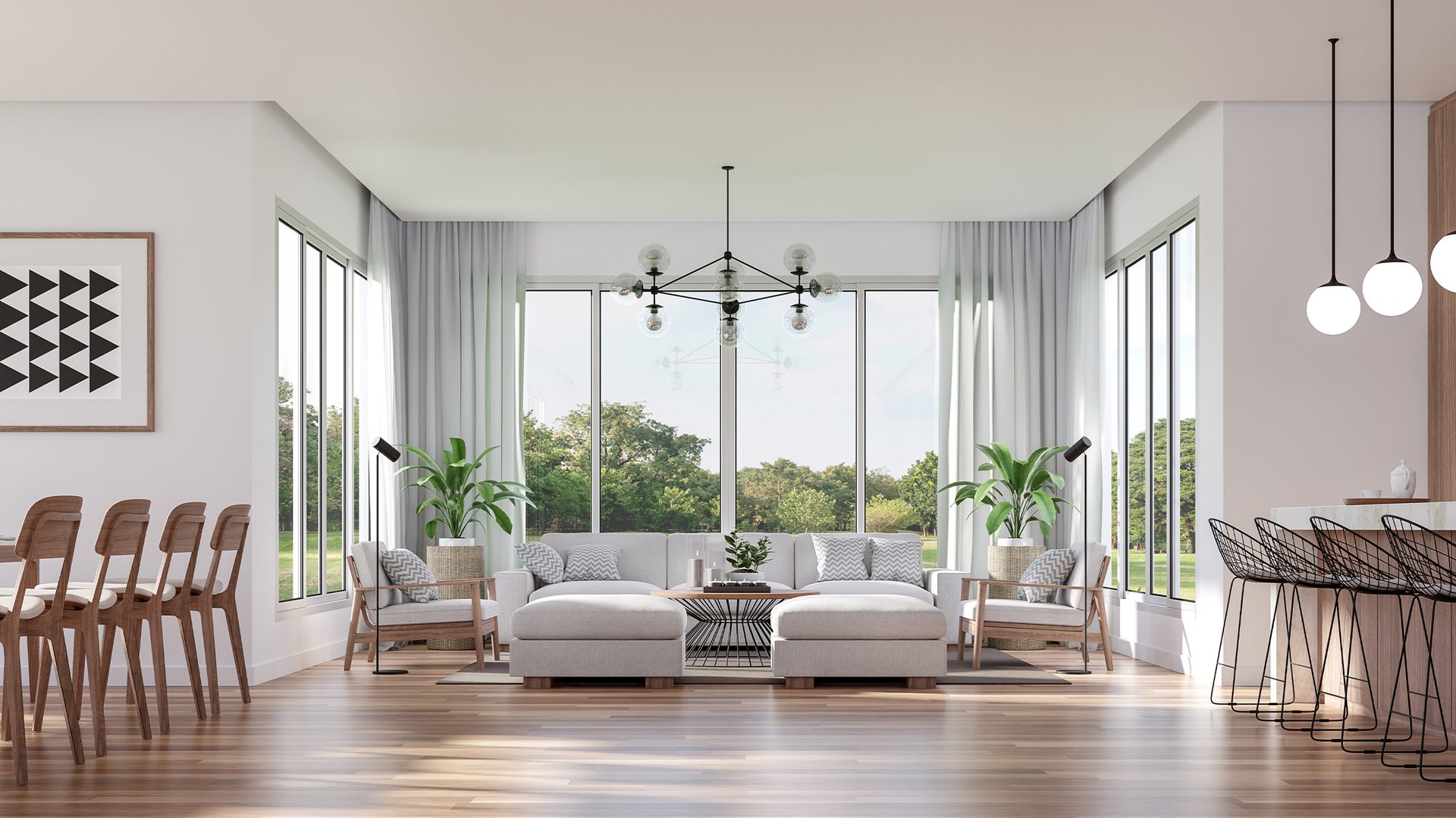 A home staged and ready to sell